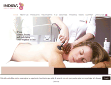 Tablet Screenshot of indibadeepbeauty.com